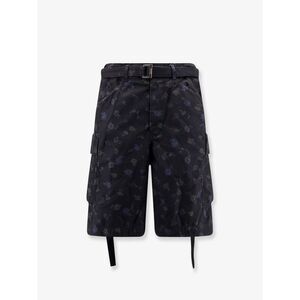Sacai Men Printed Cotton Shorts
